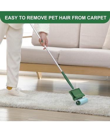 Fedicelly Large Lint Roller for Pet Hair Removal - 320 Extra Sticky Sheets - Giant Brush for Clothes, Furniture, and Carpet - Extendable Handle - 6.3 inches Wide - Buy Online on SooperMarket.com