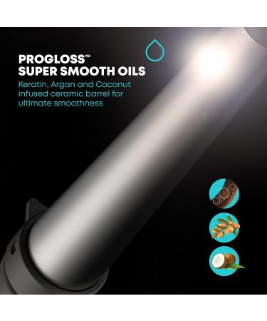 Revamp Progloss Big Hot Wand - Ionic Ceramic Hair Wand for Loose Curls and Waves | Variable Temperature, Heat Resistant Glove Included - Buy Online on SooperMarket.com