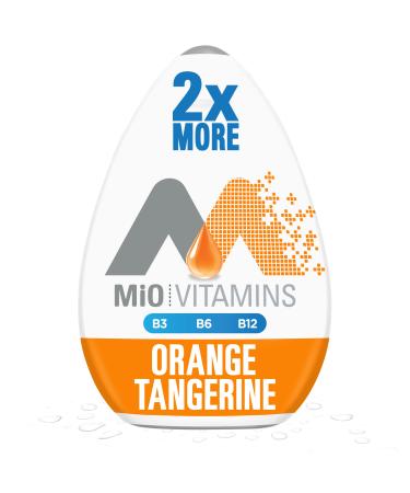 MiO Vitamins Orange Tangerine Naturally Flavored Liquid Water Enhancer 8 Count 3.24 fl oz 3.24 Fl Oz (Pack of 8)