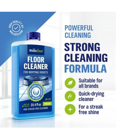 Floor Cleaner for Wiping Robots 750ml Concentrate - for all Wiping & Suction Robots with Wet Function - Buy Online on SooperMarket.com