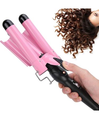 3 Barrel Curling Iron Wand Adjustable Hair Curler Waver Crimper 110V 240V Fast Heating Easy Temperature Adjustment Hair Styling Suitable for Wavy Hairstyles (28mm) - Buy Online on SooperMarket.com