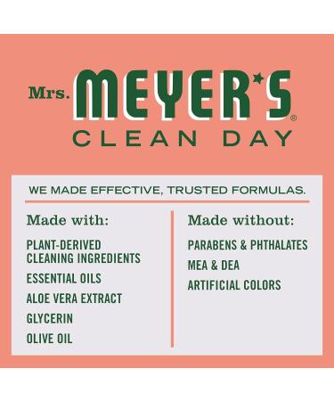 Buy MRS. MEYER'S CLEAN DAY Hand Soap - Essential Oils Biodegradable Geranium Scent 12.5 fl. oz | International Shipping Available - Buy Online on SooperMarket.com