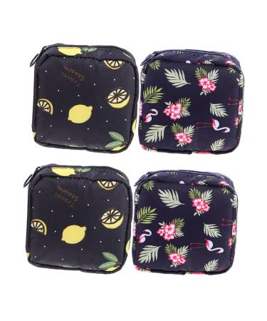 Cabilock 4pcs Sanitary Napkin Storage Bag Toiletry Bags for Traveling Women's+wallets Red Purses Pad Bags for Period for School Sanitary Napkins Pad Holder for Period Nursing Pad Bags Girl