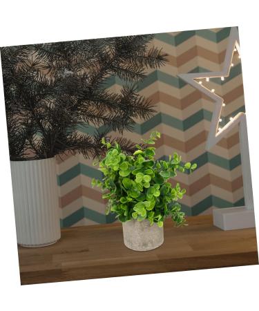 Cabilock 1pc Simulated Potted Plant Green Plants Plastic Rosemary As Shown 22x8cm - Buy Online on SooperMarket.com
