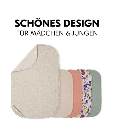 Hauck Topper & Towel for Changing Mat - Breathable Muslin & Terry Cloth Washable 60 C Unisex Design for Hauck Change N Clean (Beige Dots) - Ideal for Babies - Buy Online on SooperMarket.com