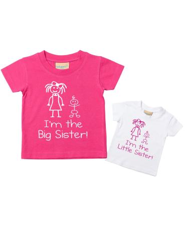 60 Second Makeover Limited I'm The Little Sister I'm The Big Sister Tshirt Set