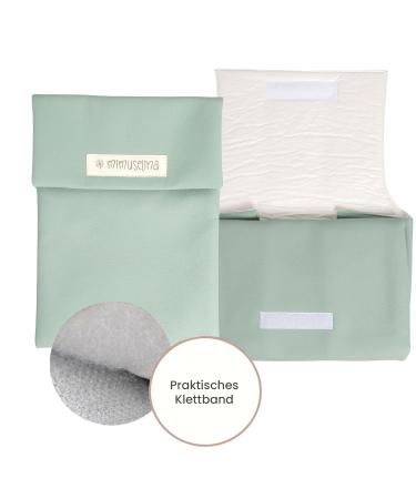 Mimuselina 2 Pack: Portable Baby Changing Pad & Diaper Bag - Foldable Water-Repellent & Dirt-Repellent for On-the-Go Parents - Green Avenue - Buy Online on SooperMarket.com