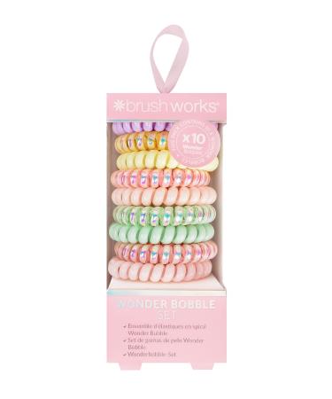 Brushworks Pastel Wonder Bobble Set One Size Pink