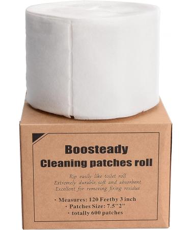 BOOSTEADY Professional Gun Cleaning Patches - Square Bulk Carton for Rifle, Handgun, Shotgun - Buy Online on SooperMarket.com