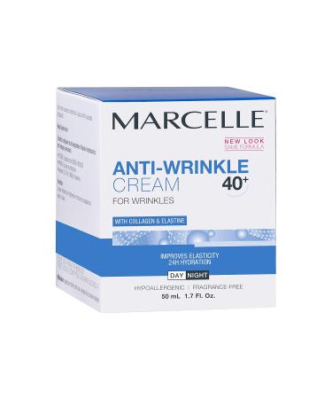 MARCELE Anti-Wrinkle Cream for Ages 40+ - 1.7 oz | Revitalize Your Skin | Shop Internationally - Buy Online on SooperMarket.com
