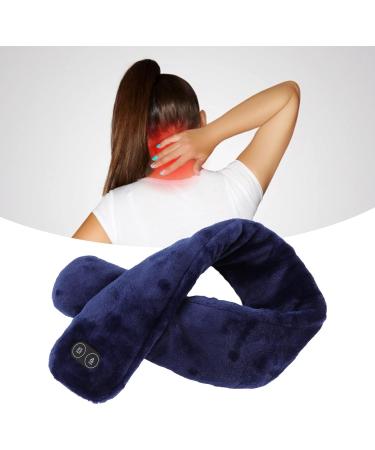 Dioche USB Heating Scarf - Soft & Warm Pain Relief Neck Wrap with Vibration Massage for Adults & Seniors - Buy Online on SooperMarket.com