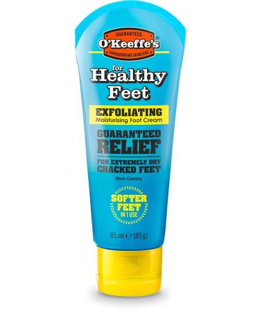 O'Keeffe's Healthy Feet Peeling & Twin Pack - 80 ml + 85 g | Best Moisturizer for Dry Cracked Feet - International Shipping Available - Buy Online on SooperMarket.com
