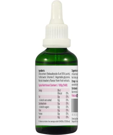 PINK SUN Stevia Liquid Sweetener Drops 50ml Strawberry Flavoured - 3 Pack | Natural Sugar Alternative | Vegetarian, Vegan, Gluten Free | Zero Calories | Bulk Buy - Buy Online on SooperMarket.com