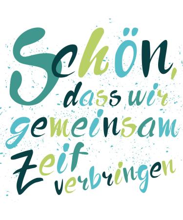20 napkins Nice that we spend time together blue/green for birthday baptism and wedding 33x33cm