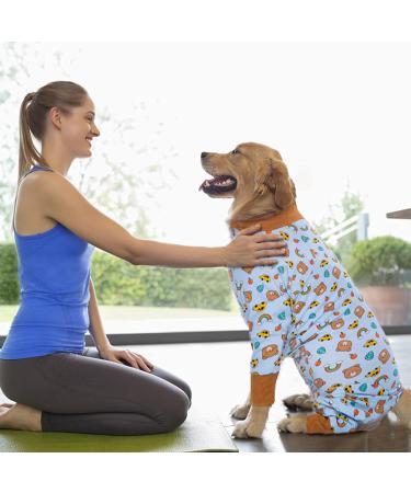 Yeapeeto Dog Recovery Suit 5XL Bear - Soft Neuter Shirt Cone Alternative for Large/Medium Dogs - Prevent Licking & Shedding - Surgical Onesie After Surgery - Buy Online on SooperMarket.com
