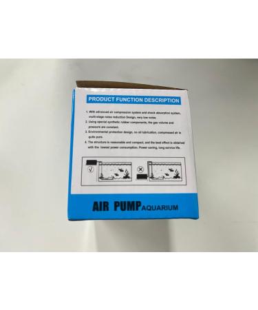 Flintronic Quiet Aquarium Air Pump - Oxygen Pump Kit with Hose & Air Stone for 5-300L Fish Tanks - Mini Rental 3W - Buy Online on SooperMarket.com