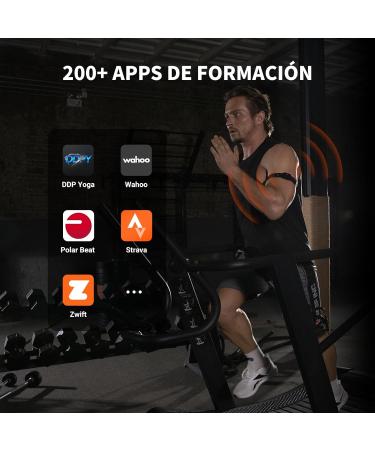 COOSPO HW9 Heart Rate Monitor - Bluetooth Ant+ Sensor IP67 Waterproof Smart HRM Pulse Bracelet Compatible with Polar Wahoo Garmin Wift Elite - Black - Buy Online on SooperMarket.com
