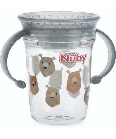Nuby Tritan No Spill 360 Degree Wonder Cup, Prints May Vary, Multicolor - 1pk - Buy Online on SooperMarket.com