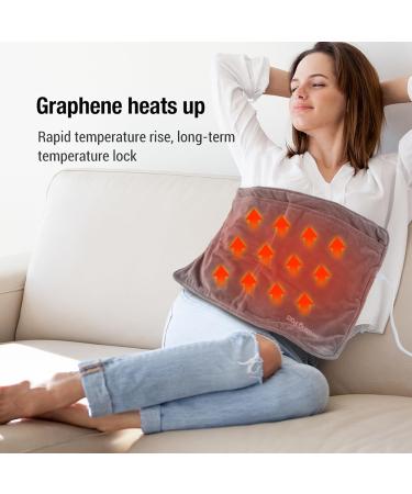 EWOKE Electrical Foot Heating Pillows - Soft Fast Heating Winter Accessories for Women | Ideal for Work Reading Travel & Sleep - Buy Online on SooperMarket.com
