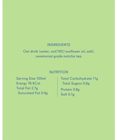 Minor Figures Oat Milk Matcha Latte 200ml - Pack of 1 - Buy Online on SooperMarket.com