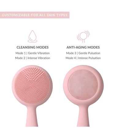 PMD Clean Pro: Smart Facial Cleansing Device & Anti-Aging Massager Blush - Buy Online on SooperMarket.com