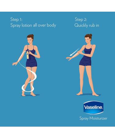 Vaseline Intensive Care Spray Moisturizer - Cocoa Radiant 6.5 oz | 100% Pure Cocoa Butter for Dry Skin - International Shipping Available - Buy Online on SooperMarket.com