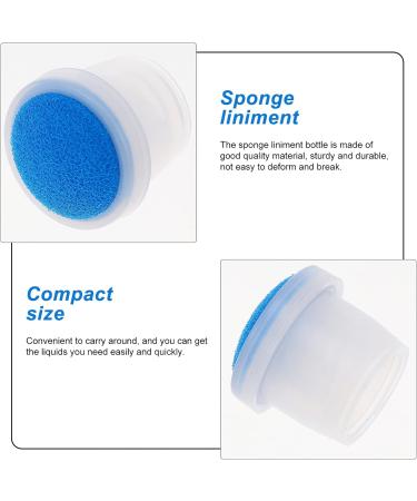 Minkissy 8 pieces sponge head bottle refillable sponge head applicator plastic empty liquid medicine bottles skin care scalp hair care medicine cosmetic travel use - Buy Online on SooperMarket.com