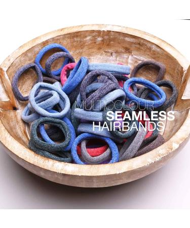 Basic Sense Gym Hair Ties - Unique Soft Jersey Bobbles Strong Hold Seamless Elastics Metal-Free for Active Lifestyles Pink - Buy Online on SooperMarket.com