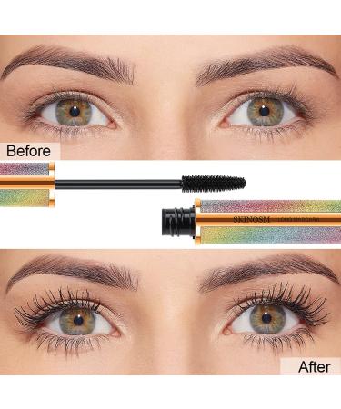 2 Pack Waterproof 4D Silk Fiber Mascara - Volume & Length, No Clump, All Day Wear - Buy Online on SooperMarket.com