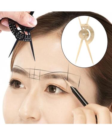 TOOYFUL Brake Caliper Professional Eyebrow Drawing Tool Removable Reusable Tag for Make Up Shaper DIY Symmetrical Tool - Gold - Buy Online on SooperMarket.com