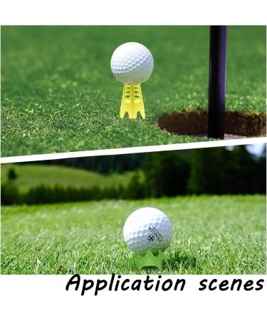 EROMAP Indoor Golf Tees Set - 18 Pcs Plastic Tees for Practice on Turf & Driving Range - Winter Golf Tees in Tall + Short Sizes (Yellow, Green, Pink) - Buy Online on SooperMarket.com