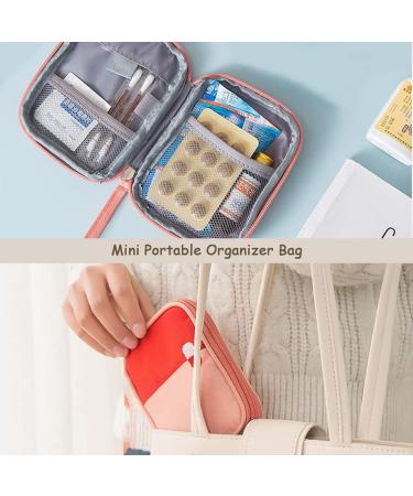 Large Capacity Waterproof Medication Bag - 2 Pack for Home Office & Travel - Pink Medical Emergency Storage - Buy Online on SooperMarket.com