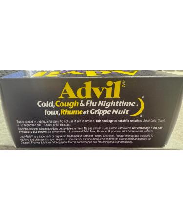 Advil Cough Cold & Flu Nighttime 36's - Buy Online on SooperMarket.com