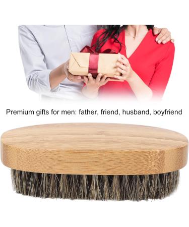 Pocket Mustache and Beard Brush Beard Styling Brushes Soft Bamboo Comfortable Massage Beard Hair Beauty Brush for Men and Women - Buy Online on SooperMarket.com