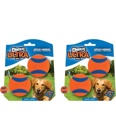 ChuckIt! Canine Hardware Medium Ultra Balls Classic 4-Pack Orange 4 Pack - Buy Online on SooperMarket.com