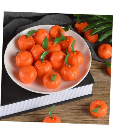 TOYANDONA 10pcs Simulated Fruit Orange Toys Models Artificial Fruits Scene Layout Prop Photo Prop Orange Cabinet Orange Decor Lifelike Orange Model Scene Adornment Modeling Tangerine Pvc - Buy Online on SooperMarket.com
