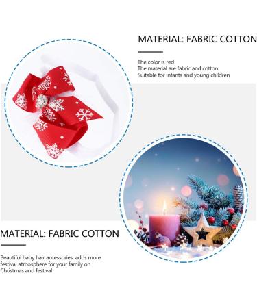 FRCOLOR 2pcs Christmas Baby Girl Headbands - Snowflake Bow-knot Hair Accessories for Infants and Toddlers - Buy Online on SooperMarket.com