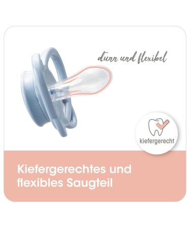 Nip Schnuller My Butterfly - Sustainable Silicone Pacifier for Infants (5-18 Months) - Eco-Friendly Lightweight Jaw-Friendly Brown Size 2 - Buy Online on SooperMarket.com