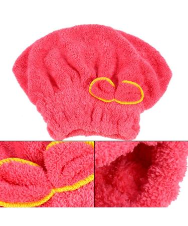 Microfiber Hair Towel Turban for Women - Instant Drying Super Absorbent & Rapidly Drying Red Hair Wrap - Buy Online on SooperMarket.com