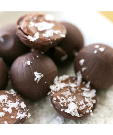Alter Eco Organic Sea Salt Truffles - Dark Chocolate 4.2 oz | Gourmet Treats - Buy Online on SooperMarket.com