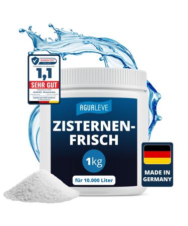 Agualve cistern fresh 1kg * new * |Keep rainwater fresh & in suitable for watering |Suitable for all cisterns & rainwater cansMade in Germany |For 10 000 liters of rainwater |Grade 1.1