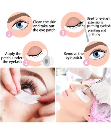 9 Rolls Eyelash Extension Tape with 60 Pairs of Under Eye Gel Pads - Breathable Fabric Lash Tape for Eyelash Extensions - Beauty Tool Set - Buy Online on SooperMarket.com