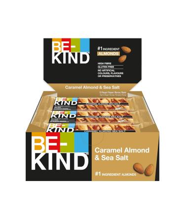 Be-child Gluten-Free Snack Bar | Caramel Almond & Sea Salt | High Fiber | No Artificial Additives | 12 x 40g - Buy Online on SooperMarket.com
