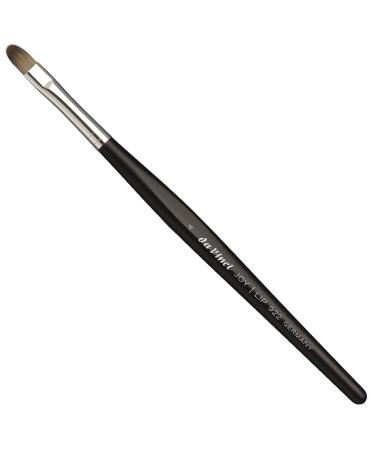 Da Vinci LIP BRUSH vegan synthetic fiber size 4 Made in Germany 1 piece black 1 piece (1 pack)