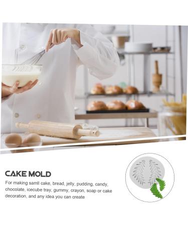 Alipis 2pcs Leaf Mold Baking Mold Chocolate Molds Mold for Cookie Silicone Gummy Molds Multi-use Silicone Mold Funny Cupcake Mold Cupcake Decorations Silica Gel White Leaves Baking Tools - Buy Online on SooperMarket.com