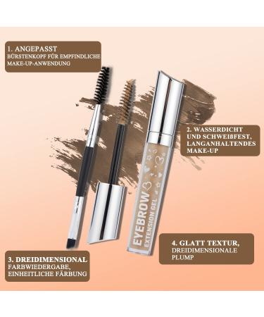 Fix the Viola House Eyebrow Gel & Pencil Set | Waterproof Eyebrow Makeup in Brown & Black - 15ml (0.5fl oz) - Perfect for International Shipping - Buy Online on SooperMarket.com