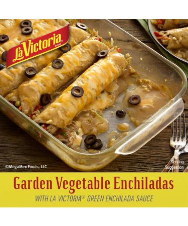 La Victoria Green Chile Enchilada Sauce Mild 28oz - Pack of 12 | Authentic Mexican Flavor - Buy Online on SooperMarket.com