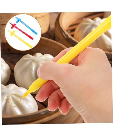 OFFSCH 3pcs Baking Pen Baking Coloring Tool Edible Color Markers Edible Markers for Edible Pens Plastic - Buy Online on SooperMarket.com