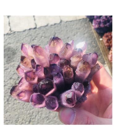 Natural Crystal Cluster Amethyst Specimen Purple Reiki Stone Raw Crystal Home Decor Decoration Gift 300-400g
