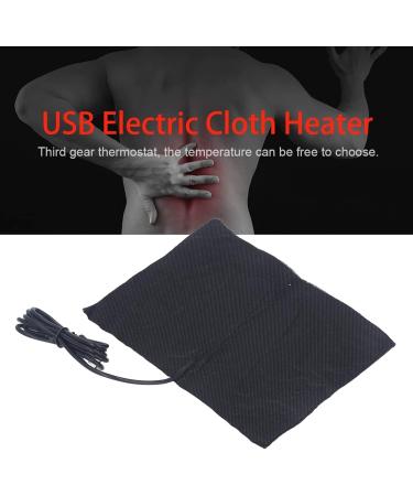 Buy Portable DC 5V USB Electric Fabric Heating Pad - Washable Foldable & Bendable for Neck Shoulders Waist & Pet Bed - 60 C Comfort - Buy Online on SooperMarket.com